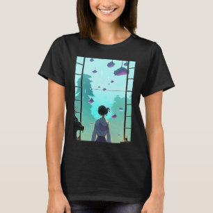 T-shirt Lo fi hip hop refroidissement chillhop bat l'esthé