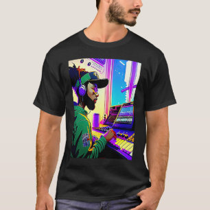 T-shirt Lo fi hip hop refroidissement chillhop bat l'esthé