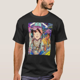 T-shirt Lo fi hip hop refroidissement chillhop battements 
