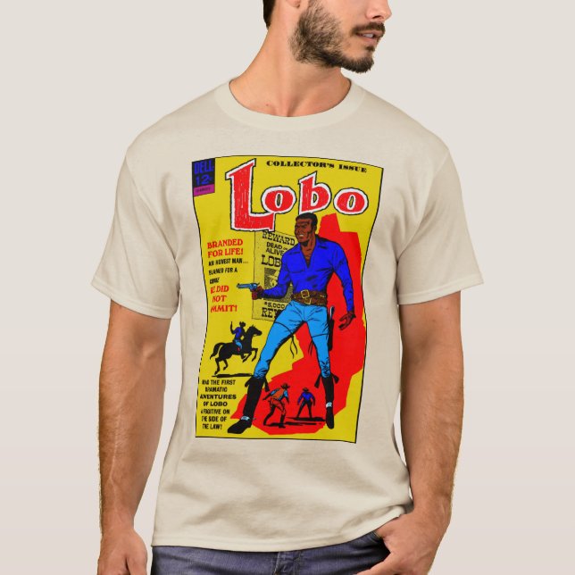 T-shirt LOBO classique des années 1960 (Devant)