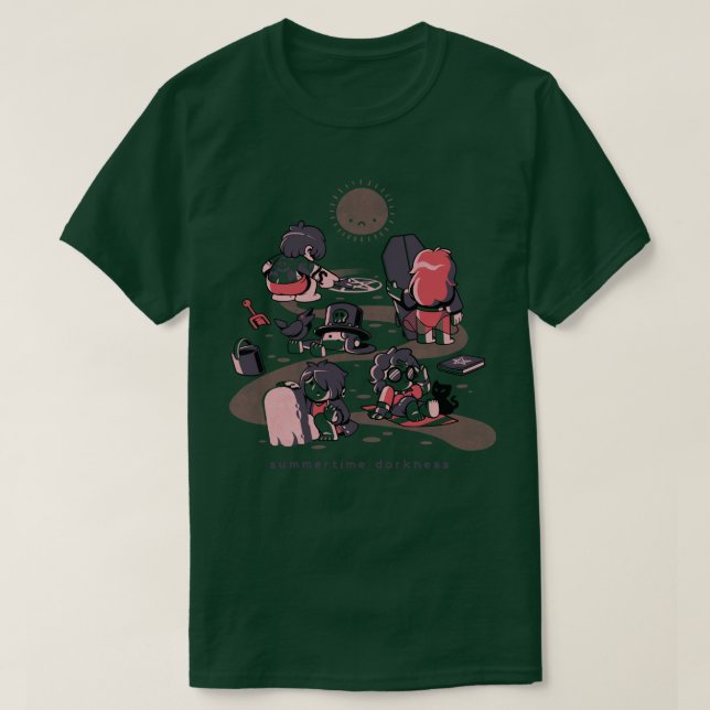 T-shirt L'obscurité d'été (Design devant)