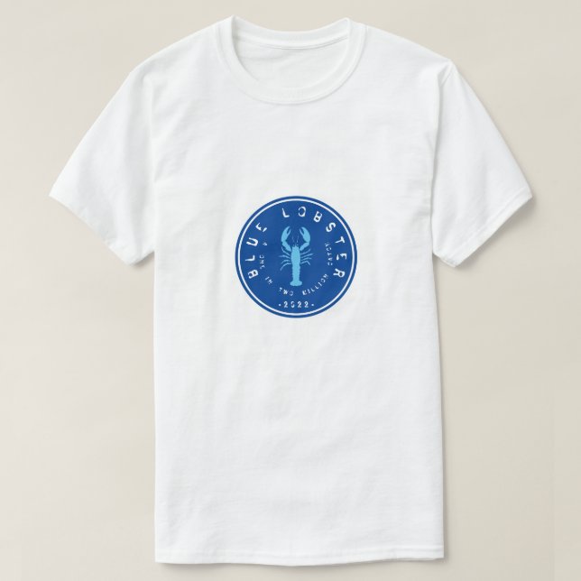 T-SHIRT LOBSTER BLEU T SHIRT (Design devant)