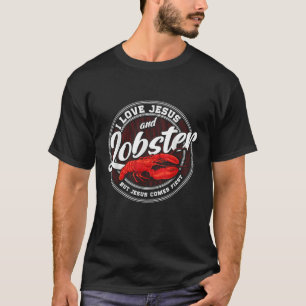 T-shirt Lobster Lover Love Lobster Religion chrétienne Jes