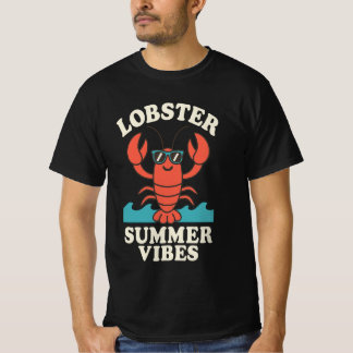 T-shirt Lobster Summer Vibes – Cute Coastal Crab