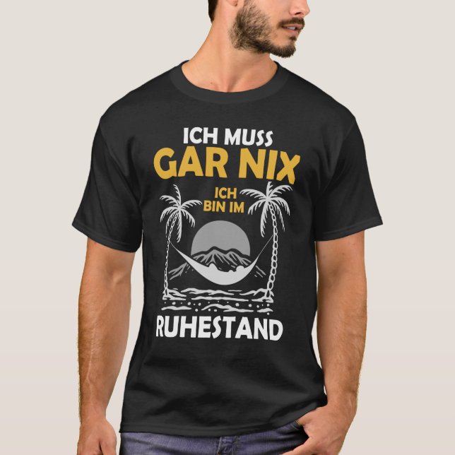 T-shirt Locataire Urlaub Strand Ruhestand (Devant)