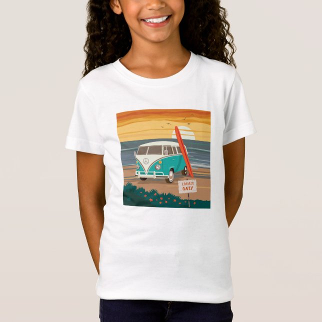 T-Shirt Locaux uniquement | VW Surf Van (Devant)