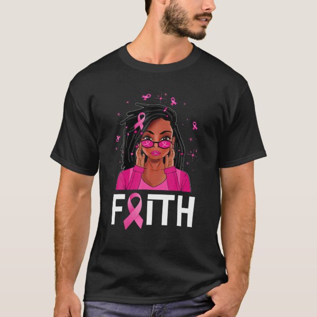 T-shirt Loc'd Hair Femme noire Reine Foi africaine Seast (Devant)