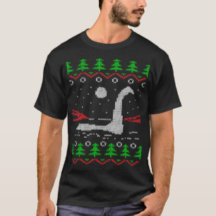 T-shirt Loch Ness Monster Ugly Christmas Jumper