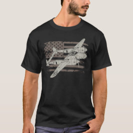 T-shirt Lockheed P-38 American Fighter Plane