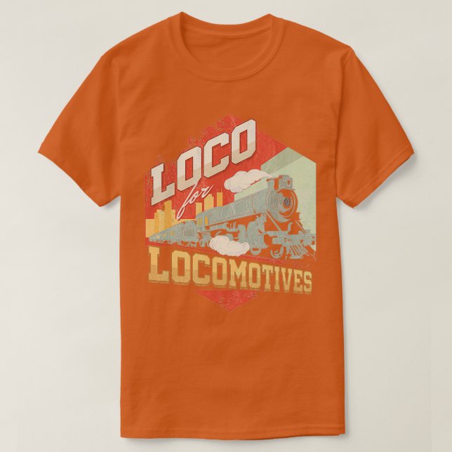 T-shirt loco pour locomotives (Design devant)