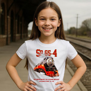 T-shirt Locomotive à vapeur classique Southern Pacific GS-
