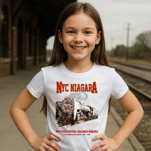T-shirt Locomotive à vapeur historique du train Niagara NY