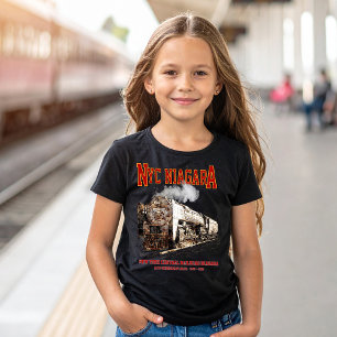 T-shirt Locomotive à vapeur historique du train Niagara NY