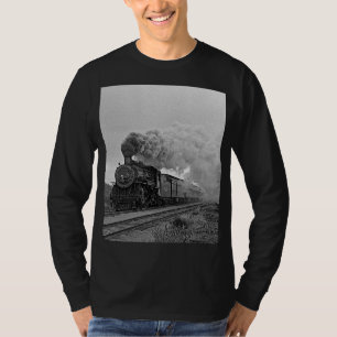 T-shirt Locomotive à vapeur vintage