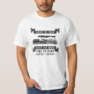 T-shirt Locomotive Chemins de Fer Trains Train Driver Idée