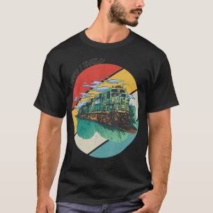 T-shirt Locomotive Désolé J'Ai Pris Le Conducteur De Train