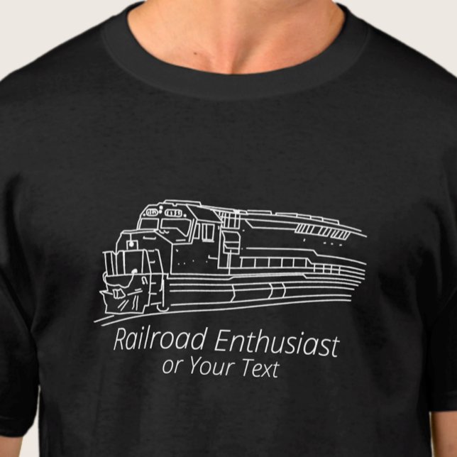 T-shirt Locomotive du train Diesel pour les passionnés du  (Créateur téléchargé)