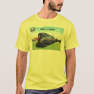 T-shirt Locomotive GG-1 #4800 -2- de chemin de fer de la