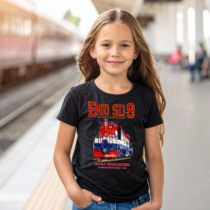 T-shirt Locomotive patrimoniale EMD SD-9 USA 250e annivers