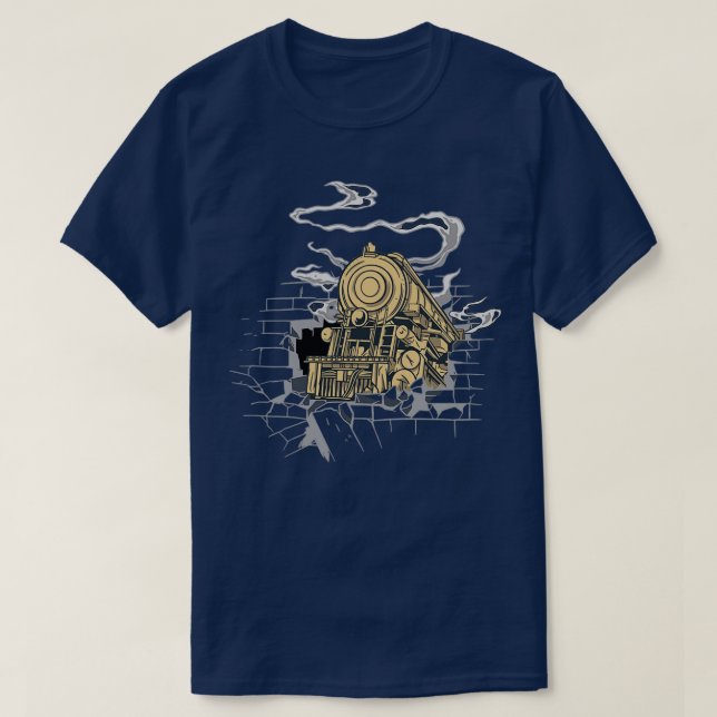 T-shirt Locomotive Rompt Le Mur (Design devant)