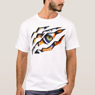 T-shirt L'oeil de la larme de tigre à travers
