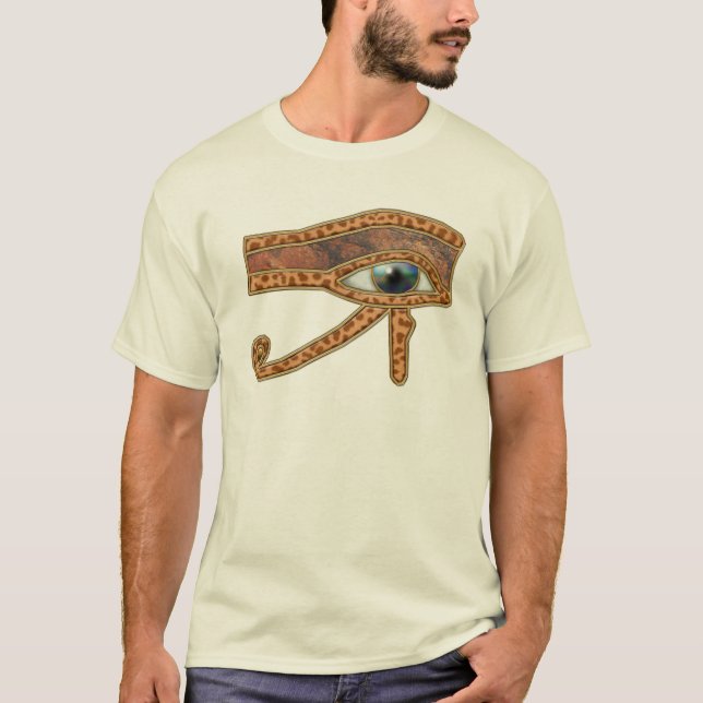 T-shirt L'oeil égyptien de Horus, ancienne chemise du conc (Devant)