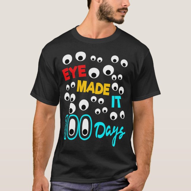 T-shirt L'Oeil L'A Fait 100 Jours 100 Jours D'Étudiant À L (Devant)