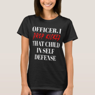 T-shirt L'Officier Que J'Ai Laissé A Lancé Cet Enfant En A