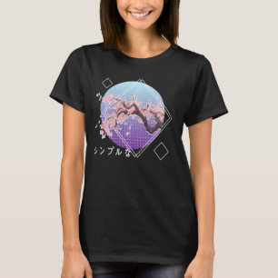 T-shirt Lofi Aesthétique Sakura Cherry Blossom Tree Japona
