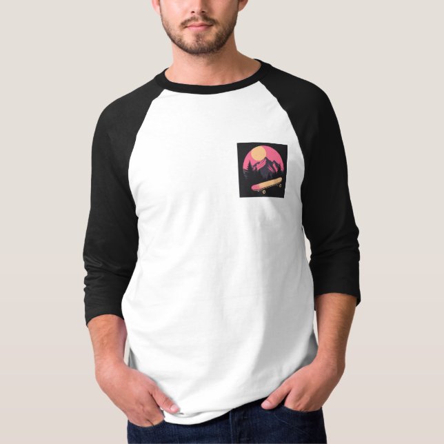 T-shirt lofi style skateboeboeboard (Devant)