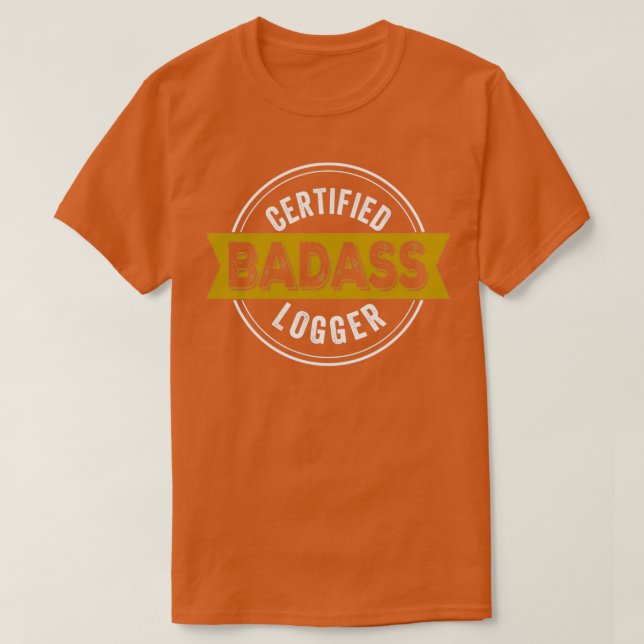 T-shirt Logger Funny Idée cadeau (Design devant)