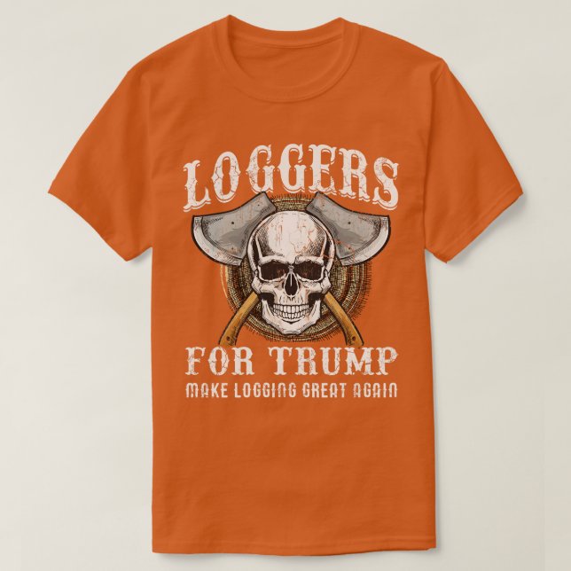 T-shirt Loggers pour la journalisation 2020 (Design devant)