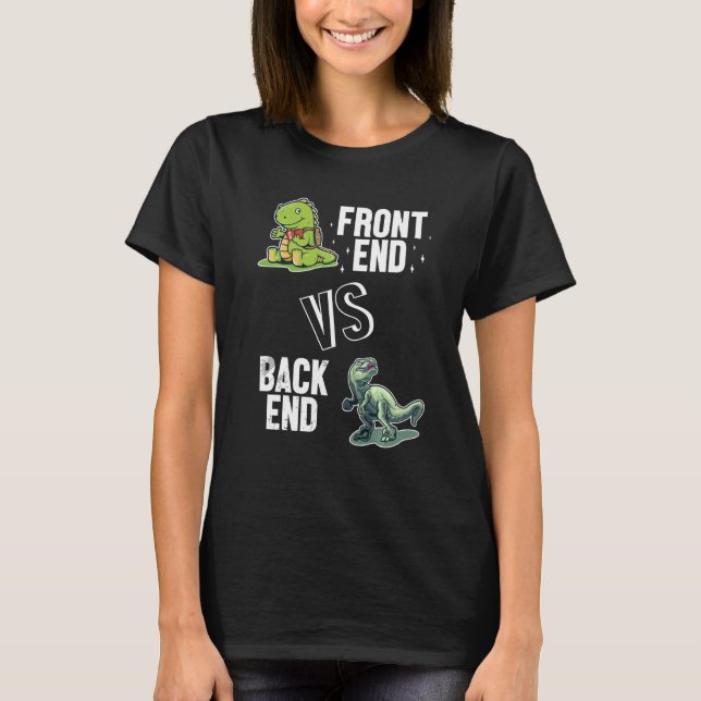 T-shirt Logiciel de pile complète du développeur principal (Devant)