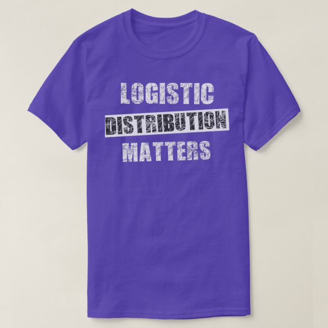 T-shirt Logistique et transport 6 (Design devant)