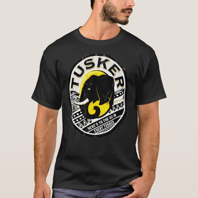 T-shirt Logo 2 des Tuskers en détresse   (Devant)