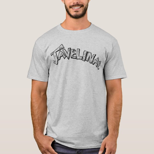 T-shirt Logo 2 en métal de Javelinas dégrossi (Devant)