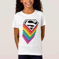 Logo à arc-en-ciel superman