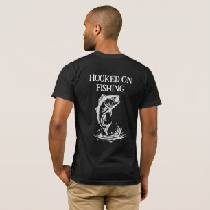 T-shirt Logo Accro au Pêche Club de Pêche Personnalisé
