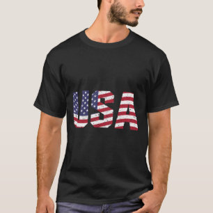 T-shirt Logo "All American" Patriotic USA