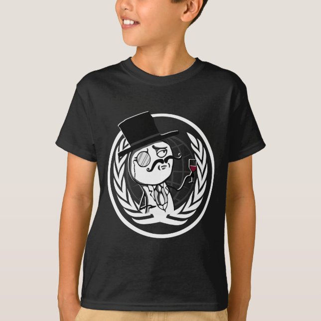 T-shirt Logo anonyme de LulzSec (Devant)
