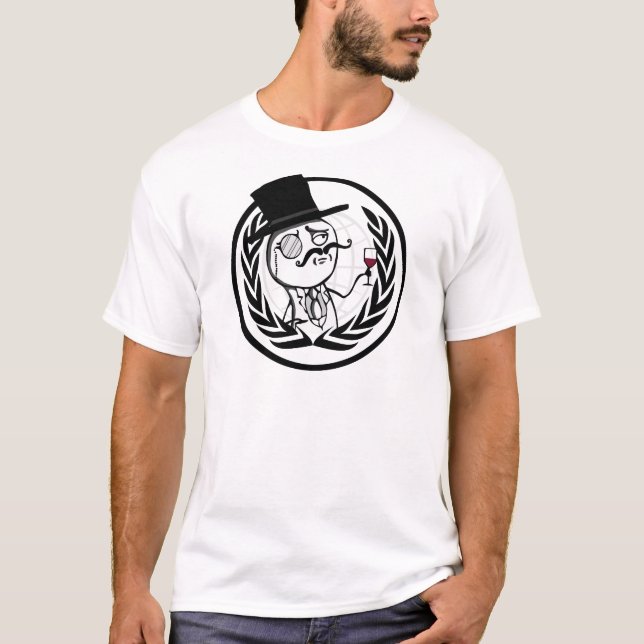 T-shirt Logo anonyme de LulzSec (Devant)