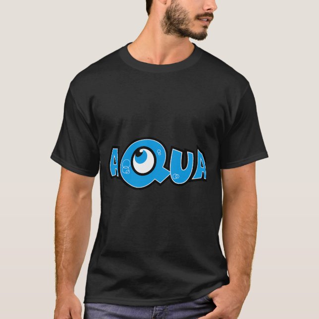 T-shirt Logo Aqua Band (Devant)