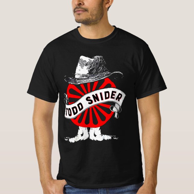 T-shirt Logo Art Casquette Todd Snider (Devant)