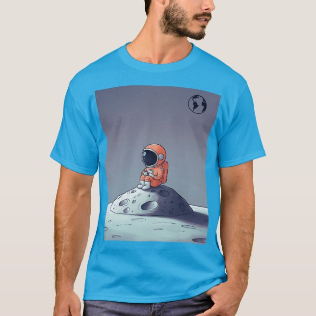 T-shirt Logo Astronet der (Devant)