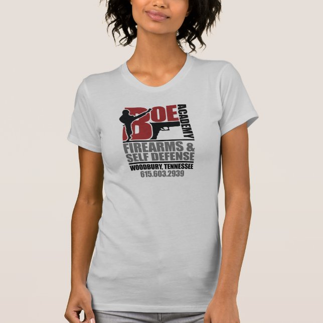 T-shirt Logo avant de dames d'académie de Boe (Devant)