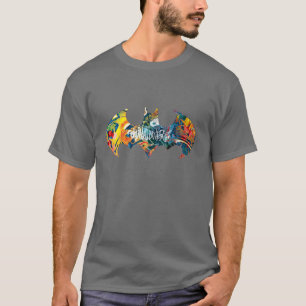 T-shirt Logo Batman Neon/80s Graffiti