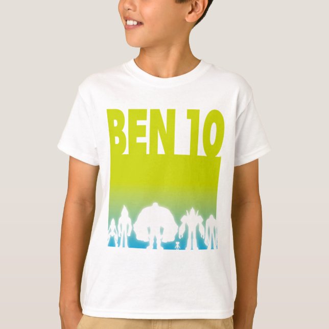 T-shirt Logo Ben 10 Alien Line-up (Devant)
