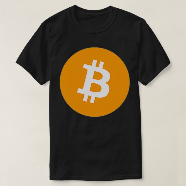 T-shirt Logo Bitcoin double face (Design devant)