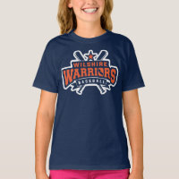 Logo blanc de la Ligue de baseball Wilshire Warrio