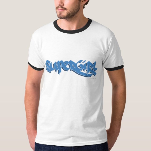 T-shirt Logo bleu de Supergirl (Devant)